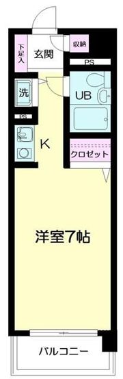 日神パレステージ伊勢佐木南の間取り画像