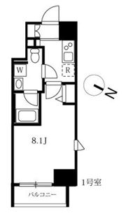 アンベリール西川口の間取り画像