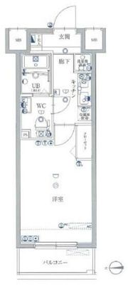 プレステージ西台ステーションフロントの間取り画像