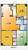 スターハイム朝霞の間取り画像