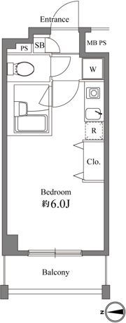 EXIA元住吉の間取り画像