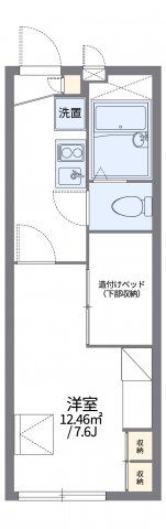 レオパレスフエキの間取り画像