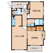 高峰ポロニアの間取り画像