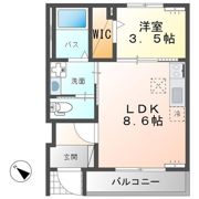 雫Ⅶの間取り画像