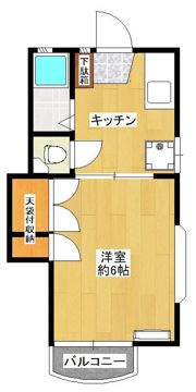 エヴァーグリーンの間取り画像