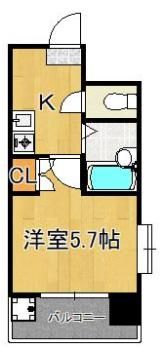 ユースハイツMDの間取り画像