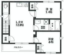 ミュゲ岸町の間取り画像