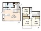 高屋戸建1の間取り画像