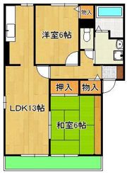クレール本城の間取り画像