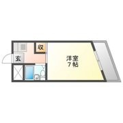 クマガイマンションの間取り画像