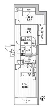 コンポジット渋谷初台の間取り画像