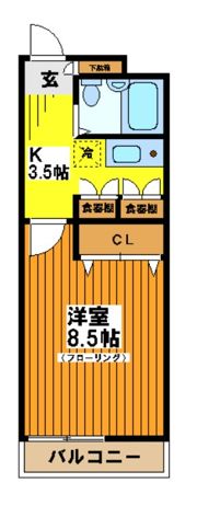 ウェル明大前の間取り画像