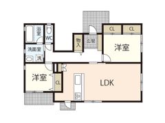 ヴィレッジハウスKの間取り画像