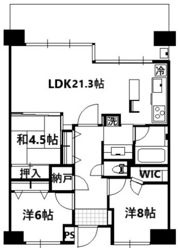 リーデンススクエア西風新都シーズンズの間取り画像