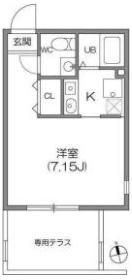 ZESTY神楽坂Ⅰの間取り画像