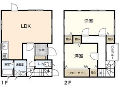 出汐戸建の間取り画像