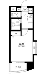 ガラ・シティ田町の間取り画像