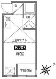 レジデンス中和泉B号棟の間取り画像