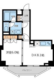 CITY SPIRE 若松町の間取り画像