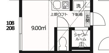 ディアマンテ中野の間取り画像
