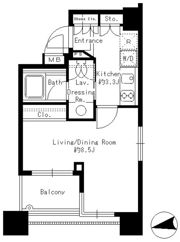 パークアクシス青山骨董通りの間取り画像