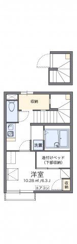 レオパレスFUZIMON Bの間取り画像