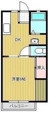 パークサイド山地B棟の間取り画像