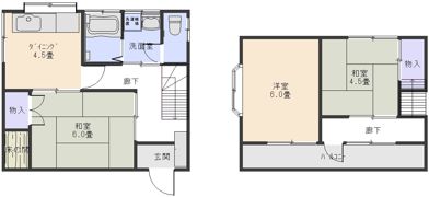 柿沼（齋藤）貸家A棟の間取り画像