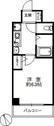 ラナップスクエア東天満の間取り画像