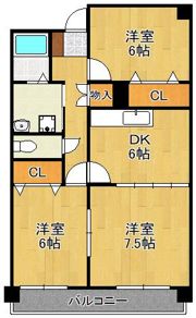 ウェルス守恒の間取り画像