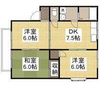 ジュネス（米倉）の間取り画像
