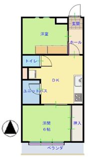 サンライズマンション一橋学園の間取り画像