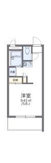 レオパレスコーポテラダの間取り画像