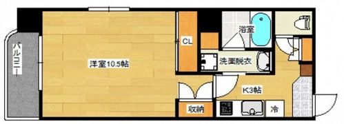 Eden白島九軒町の間取り画像
