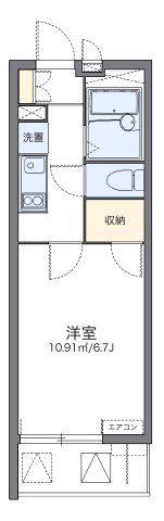 レオパレスエントピアの間取り画像