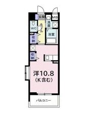 アベニール国立の間取り画像