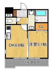 ラ・ヴェリテ鍛冶町の間取り画像