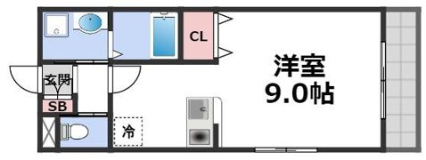 アクティ中本の間取り画像