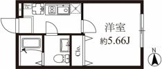 モダンラフォンテ高島平Aの間取り画像