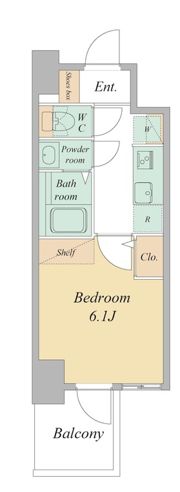 セレニテ日本橋エクラの間取り画像