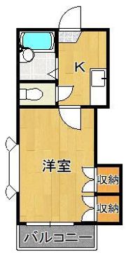 レクレドール穴生の間取り画像