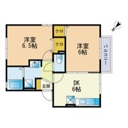 セジュール パル 水城 A棟の間取り画像