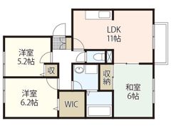 ファミール山田の間取り画像
