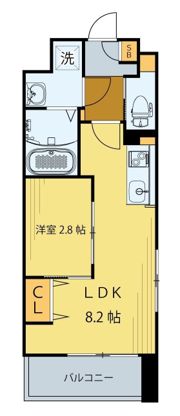 シェルグランデ原町本通の間取り画像