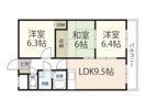 第3大上ビルの間取り画像