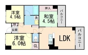 エリム摩耶の間取り画像