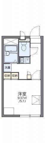 レオパレススティル インパクトの間取り画像