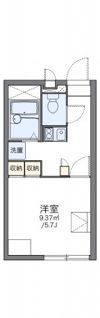 レオパレススティル インパクトの間取り画像