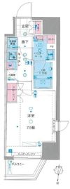 GENOVIA新宿早稲田green veilの間取り画像