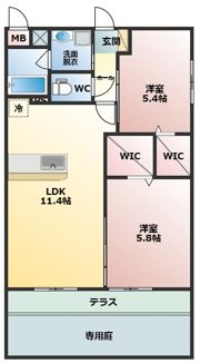 RISE CASAの間取り画像